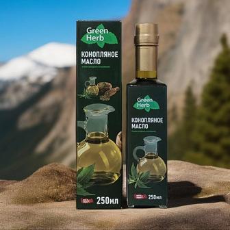 Конопляное Масло Премиум Green Herb Турция сыродавленное 250мл