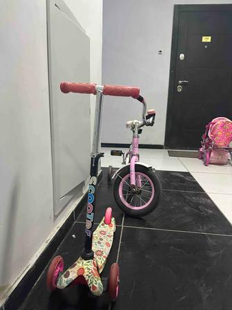Продам самокат и велосипед