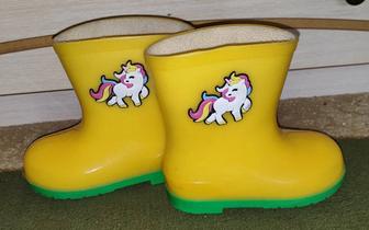 Сапожки детские резиновые