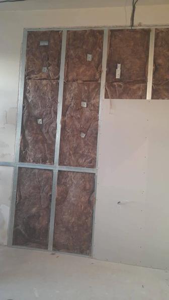 Выполним работы по гипсокартон,обои левкас г.Астана