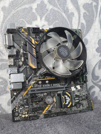 Материнская плата Asus B360m,полный комплект