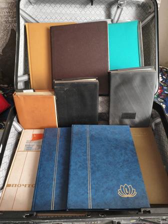 Продам одним лотом 10 альбомов с советским почтовые марками