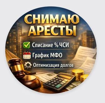 Сниму аресты, графики в (МФО,Банки).