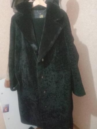 Шуба овчина с норкой Италия