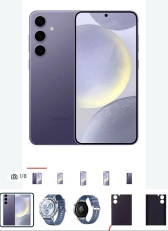 Samsung Galaxy S24 5G 8 ГБ/256 ГБ Смарт-часы Huawei GT 5 чехол