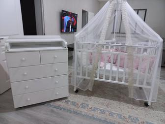 детский манеж и комод в комплекте