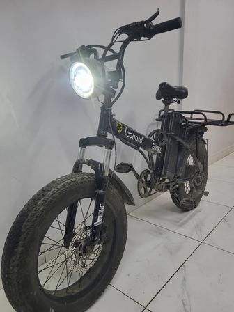 Электро велосипед электровелосипед электровелик фетбайк Леопард на ходу сро