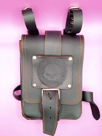 Кожаная сумка на бедро на плечо