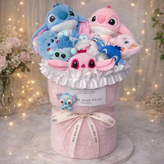 Букет Лило и Стич к 8 марта