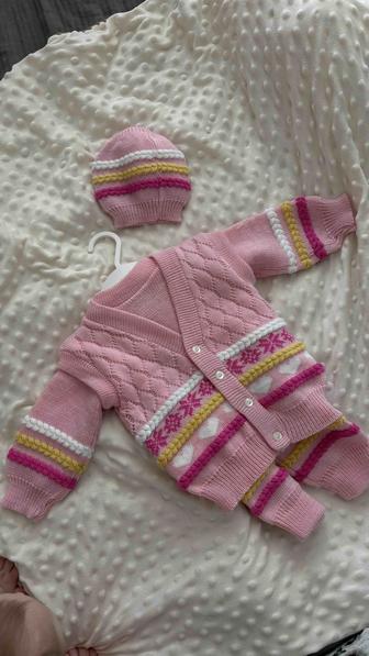 Костюм вязаный 4в1