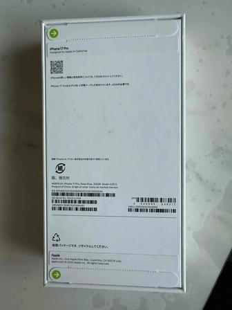 Продам новый айфон 17 про. 256г