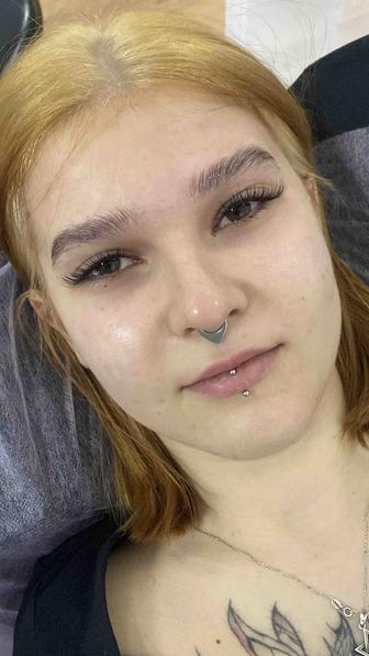 Наращивание ресницы и брови