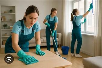 Уборка после ремонта.Генеральная уборка.Влажная уборка.Химчистка.