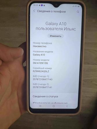 Продам телефон Samsung A10