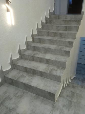 Стяжка пола, штукатурка, укладка плитки