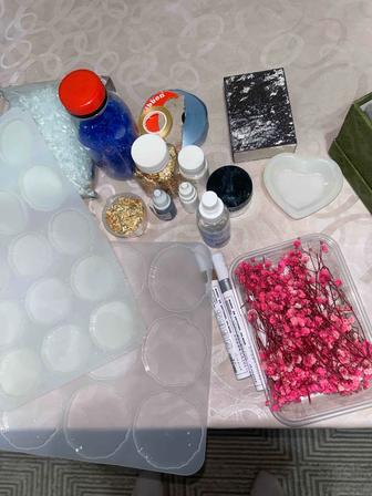 Силиконовые молды для эпоксидной смолы, стеклянная крошка