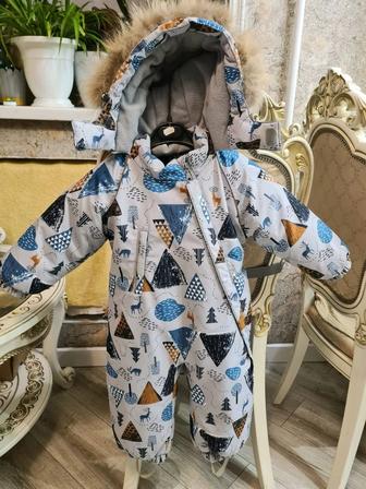 Детский зимний брендовый комбинезон