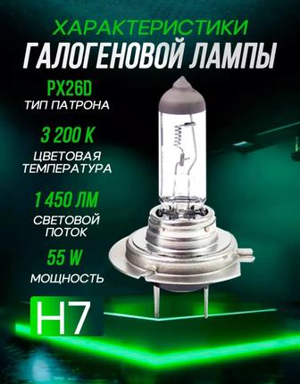 Лампы галогенные H7.