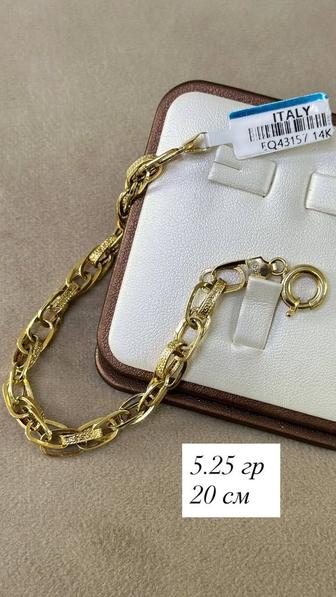 Браслет золотое Итальянская