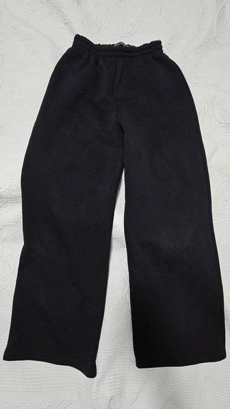 Штаны теплые черные S