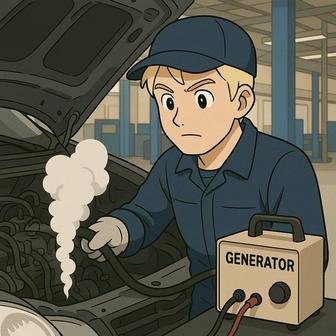 Дымогенератор и опрессовка системы выпуска