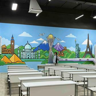 Роспись стен от 6000тг/м2