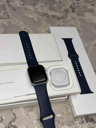 Apple Watch Series 9, 41 мм (серебристый -синий)