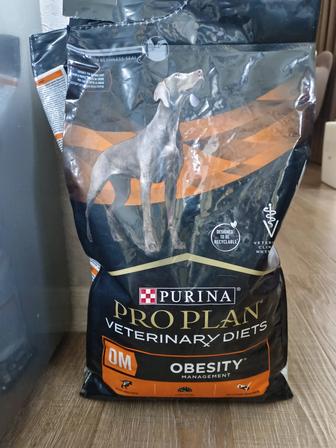 Сухой корм Pro Plan Veterinary Diets OM Obesity для взрослых собак,3 кг