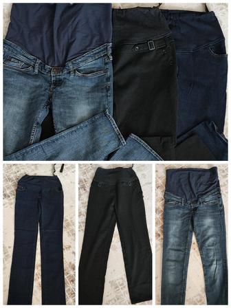 Продажа б.у одежда для беременных штаны 3 пары