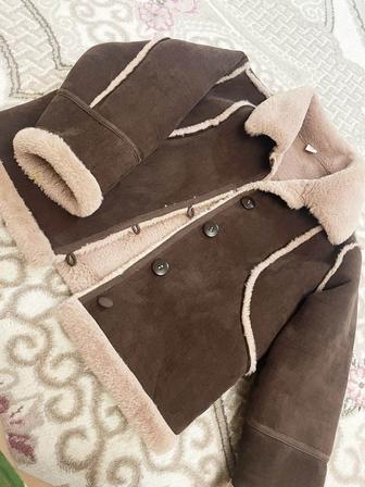 Дубленка для девочек 8,9 лет