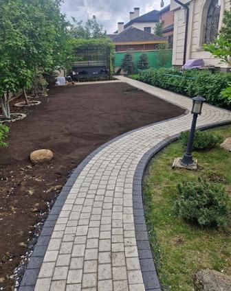 Укладка брусчатки