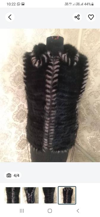 Норковая жилетка