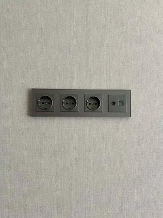 Установка розетки / Ремонт розетки / Электрик Астана