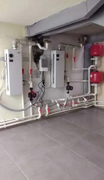 Установка газовых котлов