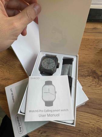 Смарт часы, умные часы ШКОДА, SHKOD Calling Smart Watch, Watch5 Pro