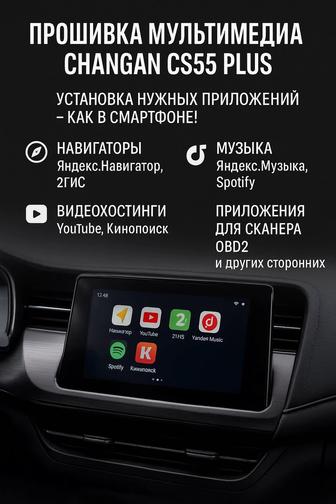 Модификация мультимедиа Changan
CS55 plus