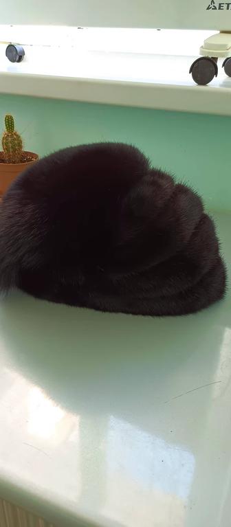 Норковый шапка женский