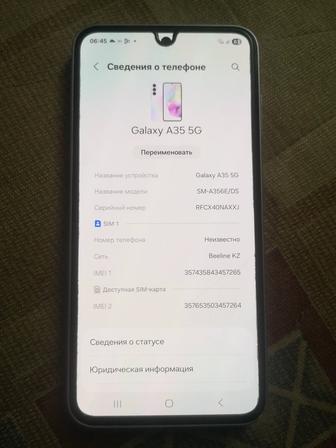 Samsung A35 5g 8/256