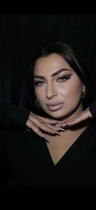 Макияж укладка