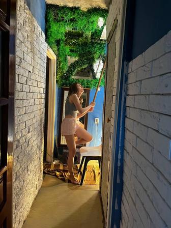 Укладка декоративного кирпича