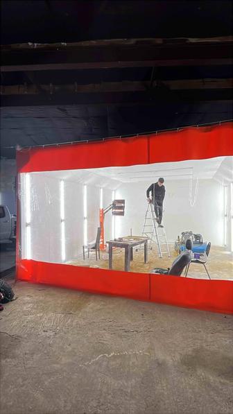 Шторы для автомойки (ПВХ прозрачные