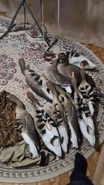 чучело гуся для охоты