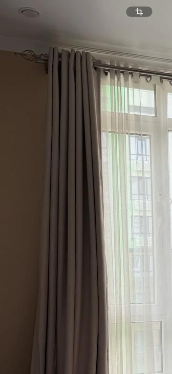 Продам шторы, тюль, карниз