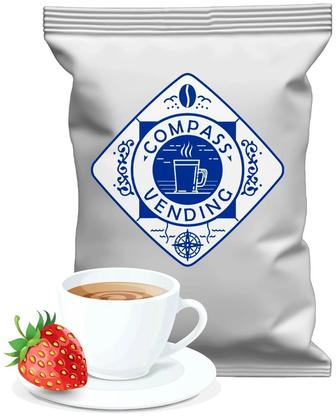 Compass смесь для напитка Раф клубника 1000г.