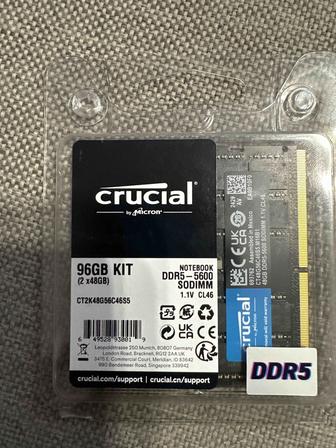 CRUCIAL DDR5 96 gb (2x48gb) 5600 SODIMM