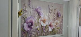 Поклейка обоев