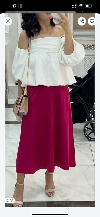 Нарядная юбка и топ