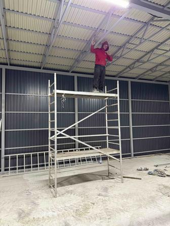 Аренда алюминиевых строительных лесов, легкий, прочный.