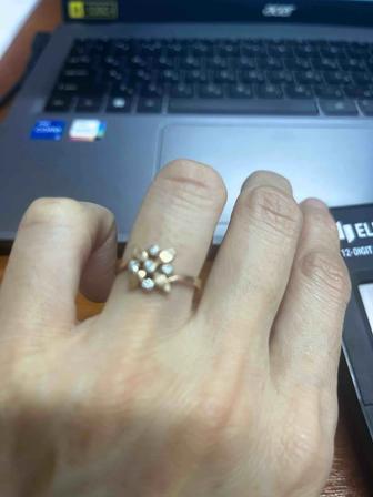 Кольцо золотое размер 16,5