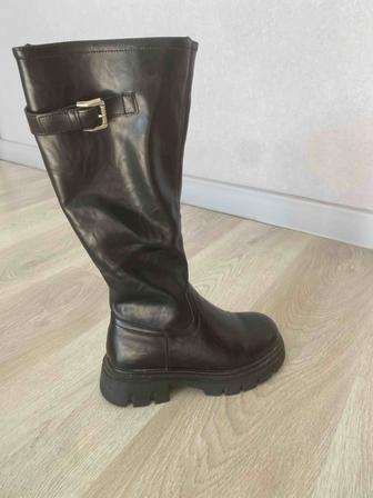 Сапоги черные женские